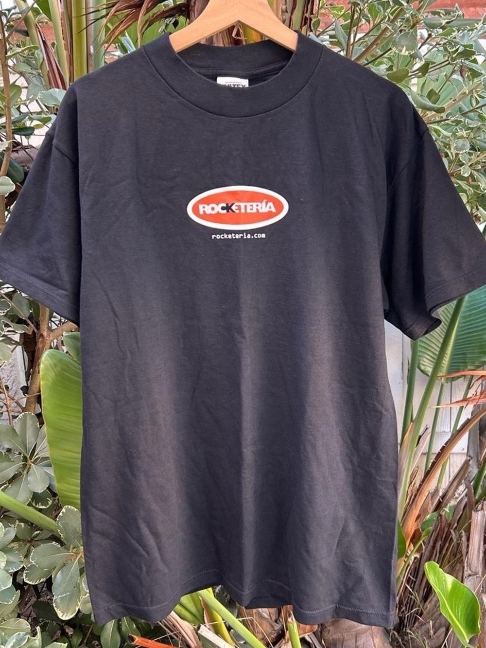 Vintage 90s Rocketeria Perfora Tu Mente Promo T Shirt Large Black Tultex